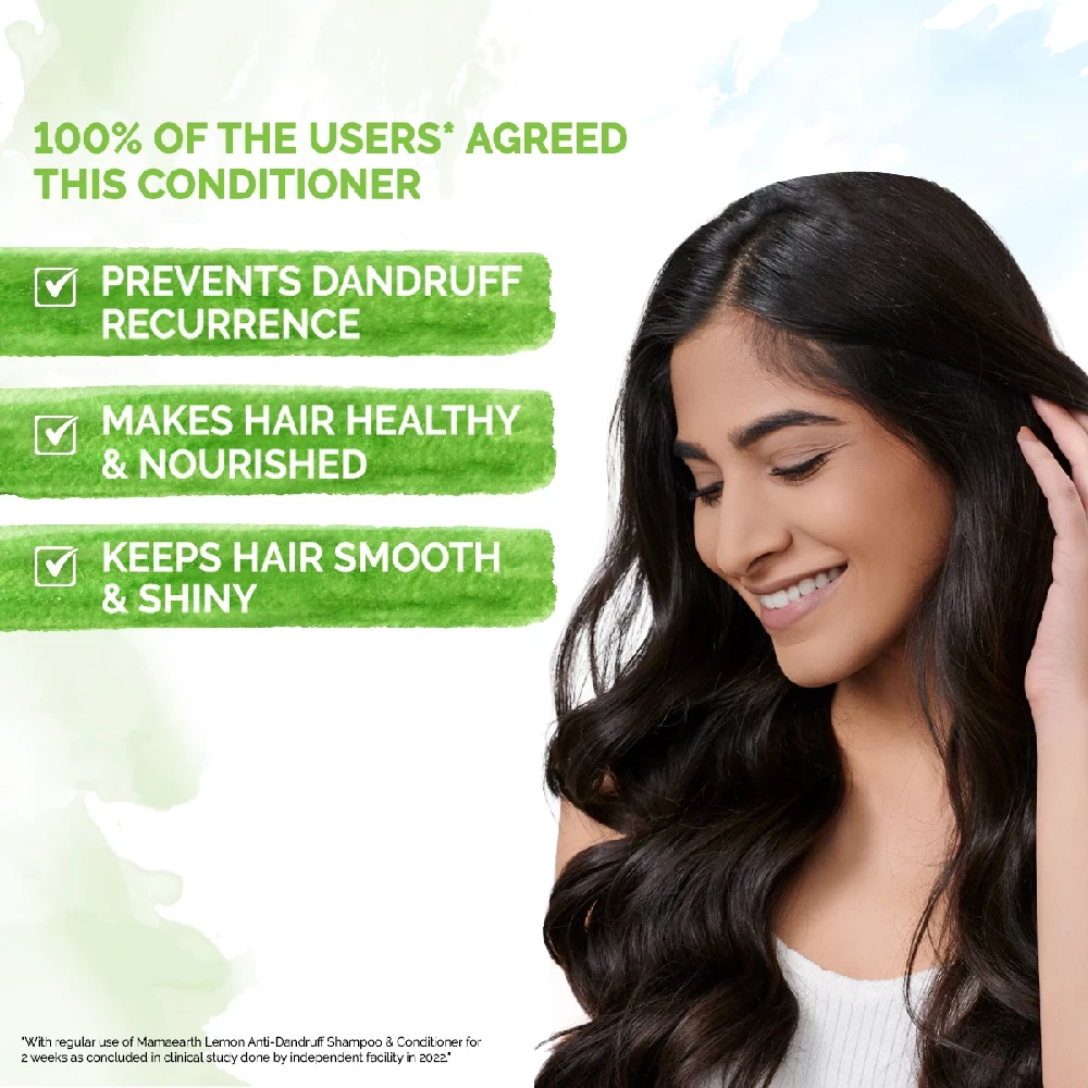 Lemon Anti-Dandruff Conditioner with Lemon & Ginger for Soft & Smooth Hair, 250 ml-4.webp